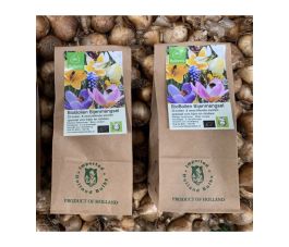 Bijenmengsel - 8 soorten - 25 bollen - BIO